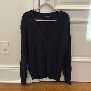Brandy Melville oversized navy cardigan